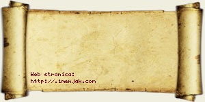 Miljana Bjelan vizit kartica